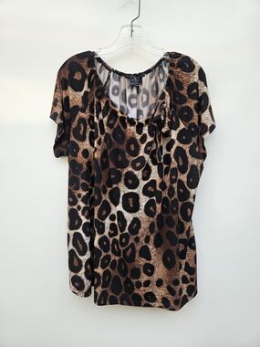 Mccoy Women's Leopard Print Blouse -